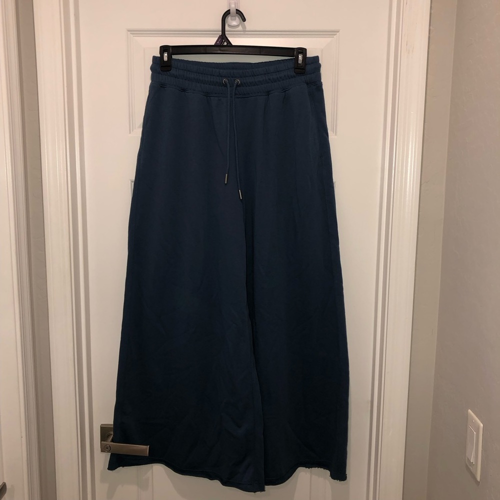 FP Movement by Free People Navy Wide Leg Sweatpants